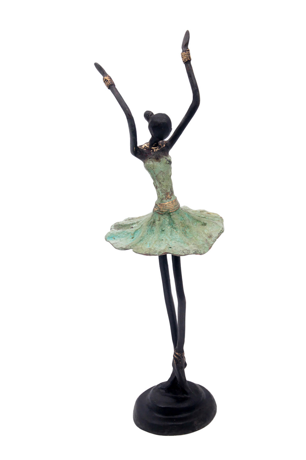 Ballerine 25 cm vert n°2 Bronzes d'Afrique
