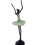 Ballerine 25 cm vert n°2 Bronzes d'Afrique