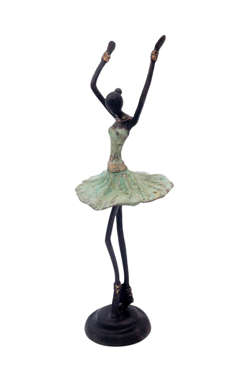 Ballerine 25 cm vert n°2 Bronzes d'Afrique