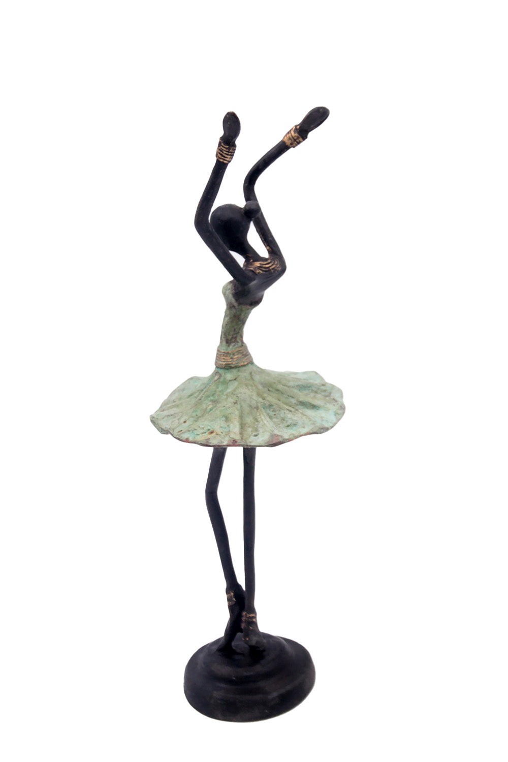 Ballerine 25 cm vert n°2 Bronzes d'Afrique