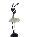 Ballerine 25 cm vert n°2 Bronzes d'Afrique
