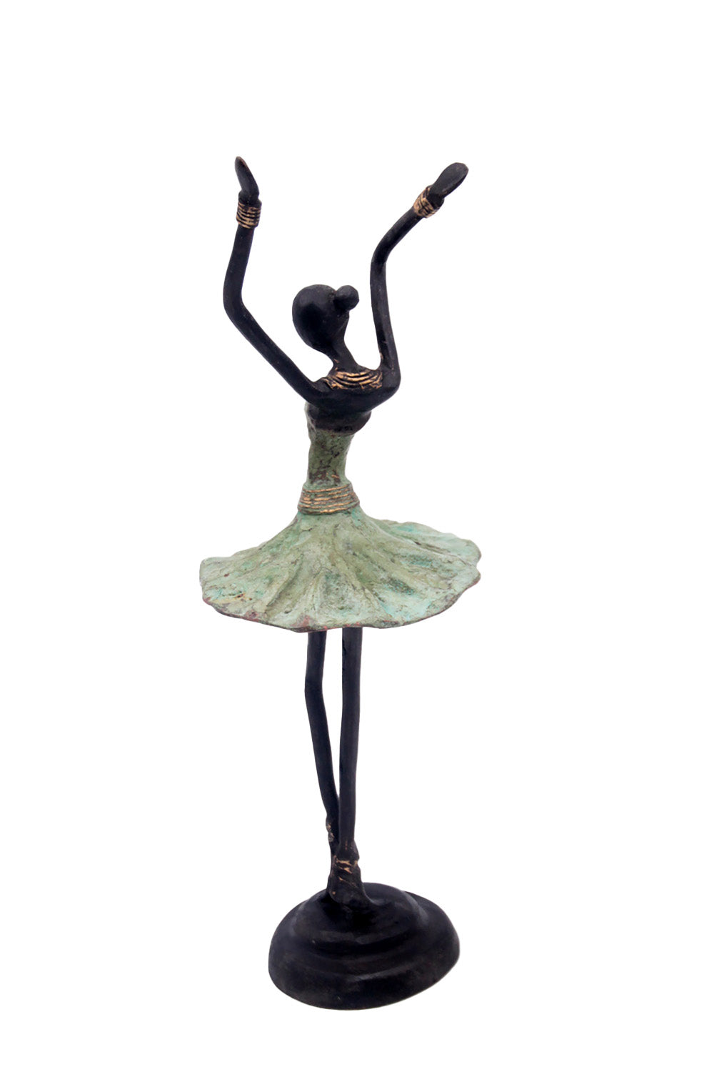 Ballerine 25 cm vert n°2 Bronzes d'Afrique
