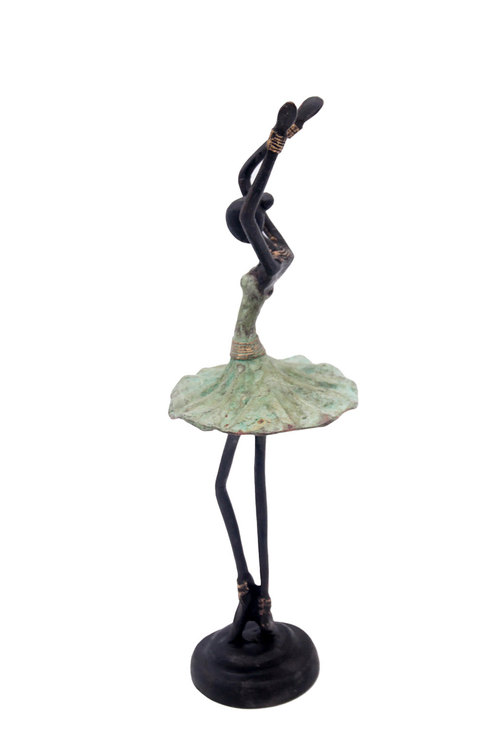 Ballerine 25 cm vert n°2 Bronzes d'Afrique