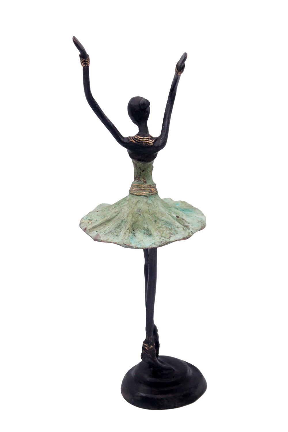 Ballerine 25 cm vert n°2 Bronzes d'Afrique