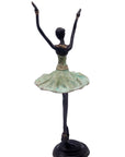 Ballerine 25 cm vert n°2 Bronzes d'Afrique