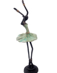 Ballerine 25 cm vert n°2 Bronzes d'Afrique