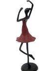 Ballerine 25 cm rouge n°6 Bronzes d'Afrique