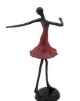 Ballerine 25 cm rouge n°7 Bronzes d'Afrique