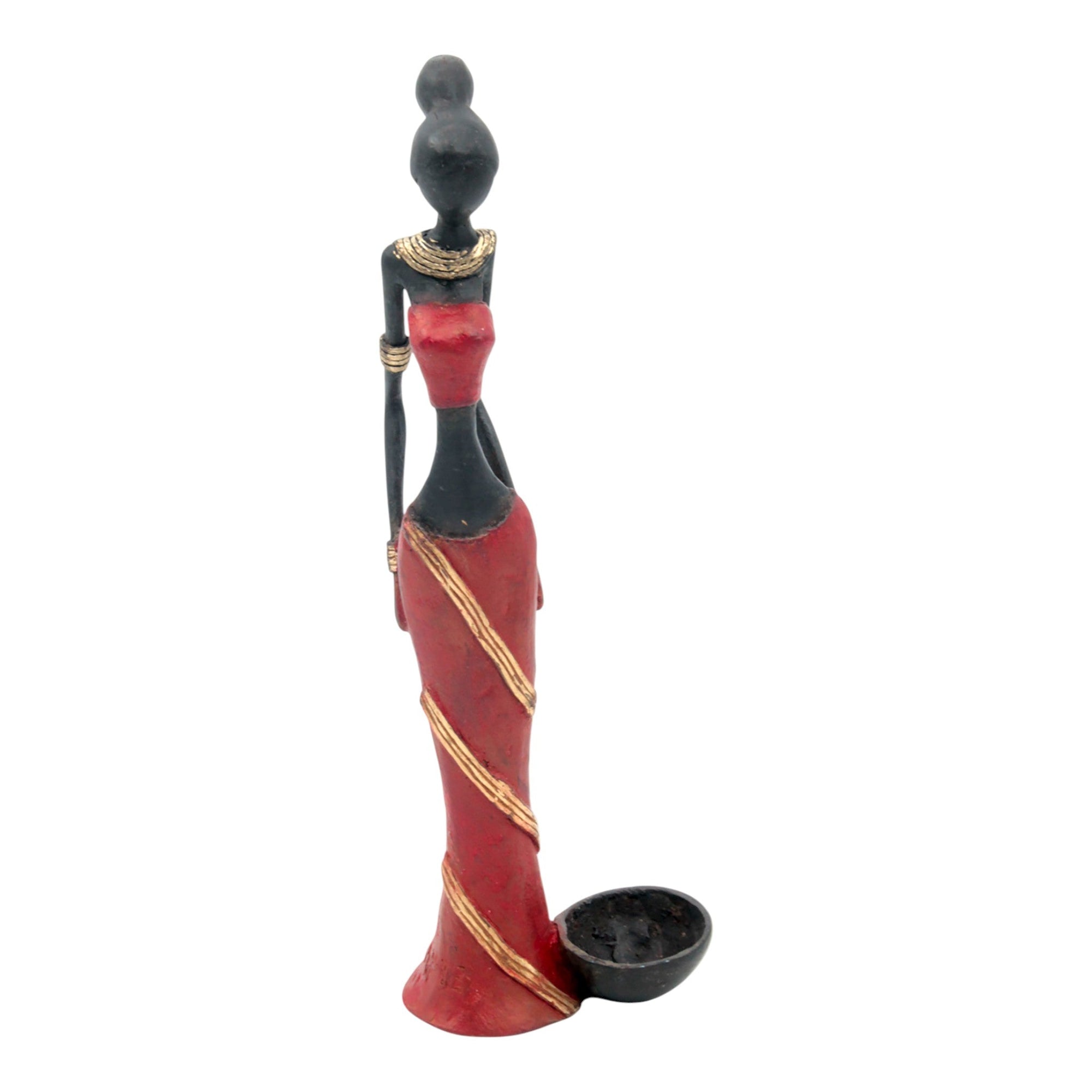 Bronze Mohamadi Dermé 30 cm rouge n°5