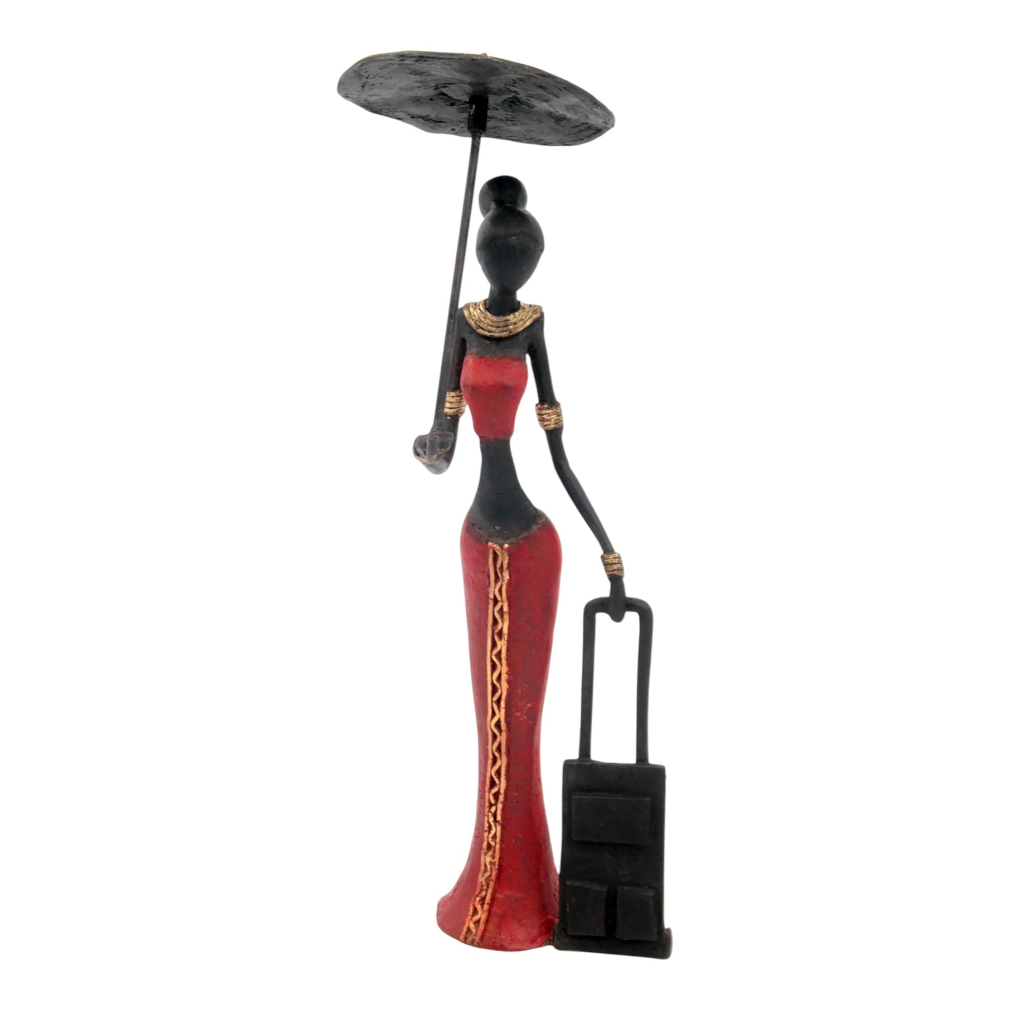 Bronze Mohamadi Dermé 30 cm rouge n°7