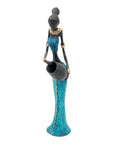 Bronze Mohamadi Dermé 30 cm bleu n°5