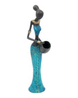 Bronze Mohamadi Dermé 30 cm bleu n°5