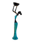 Bronze Mohamadi Dermé 30 cm bleu n°6