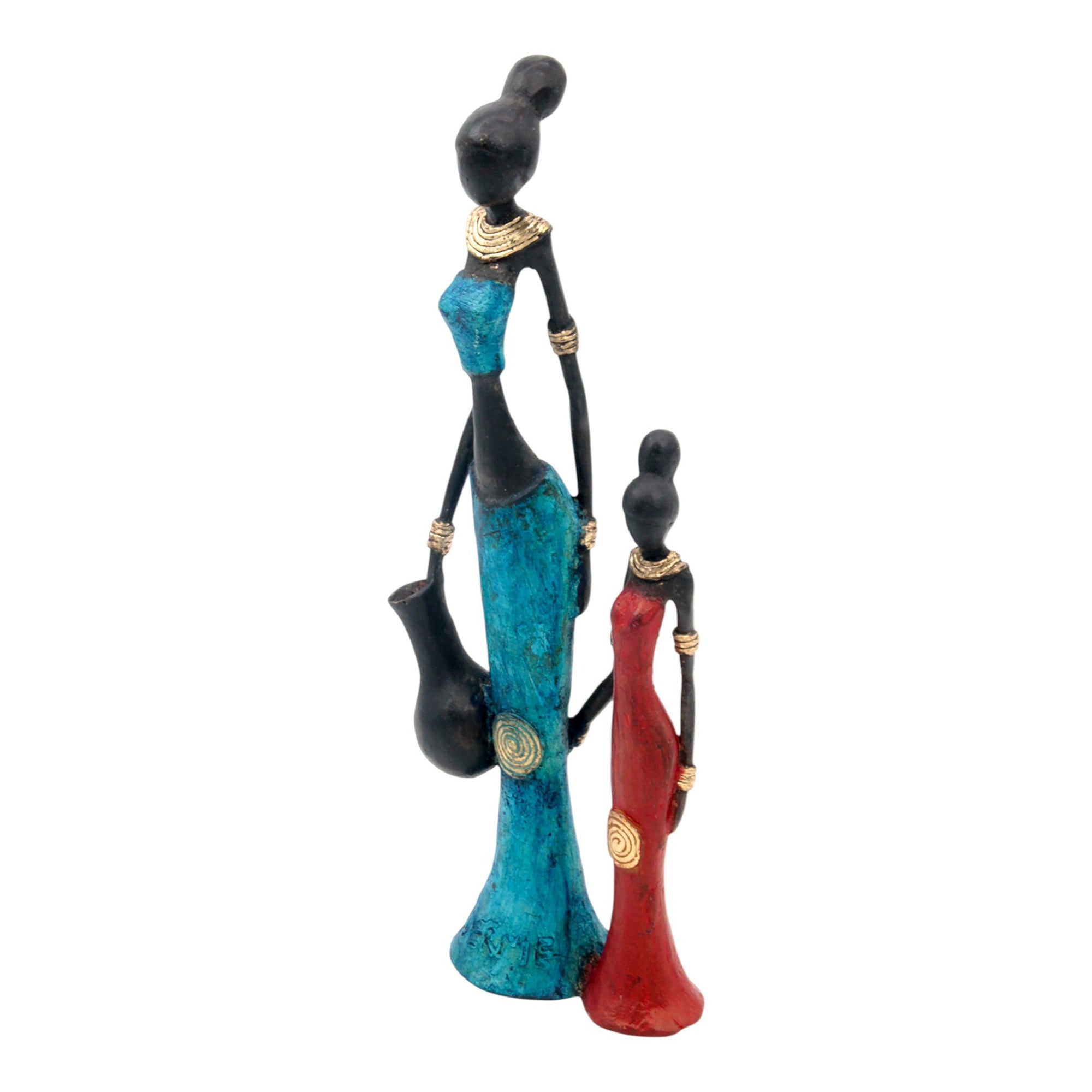 Bronze Mohamadi Dermé 30 cm bleu n°7