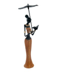 Bronze Mohamadi Dermé 30 cm marron n°6