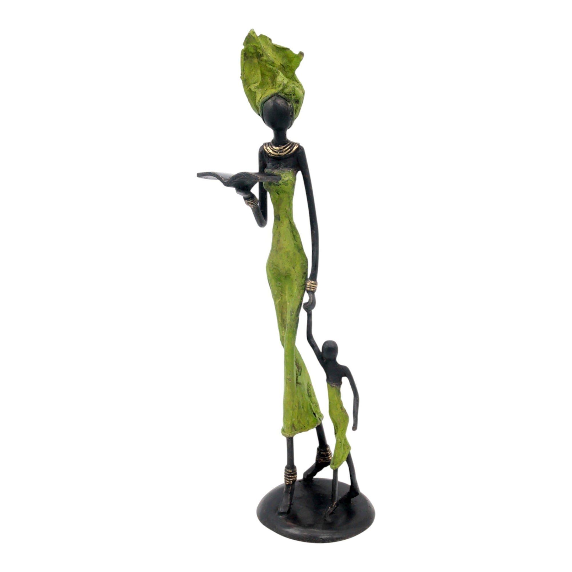 Bronze 35 cm vert n°1