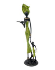 Bronze 35 cm vert n°1