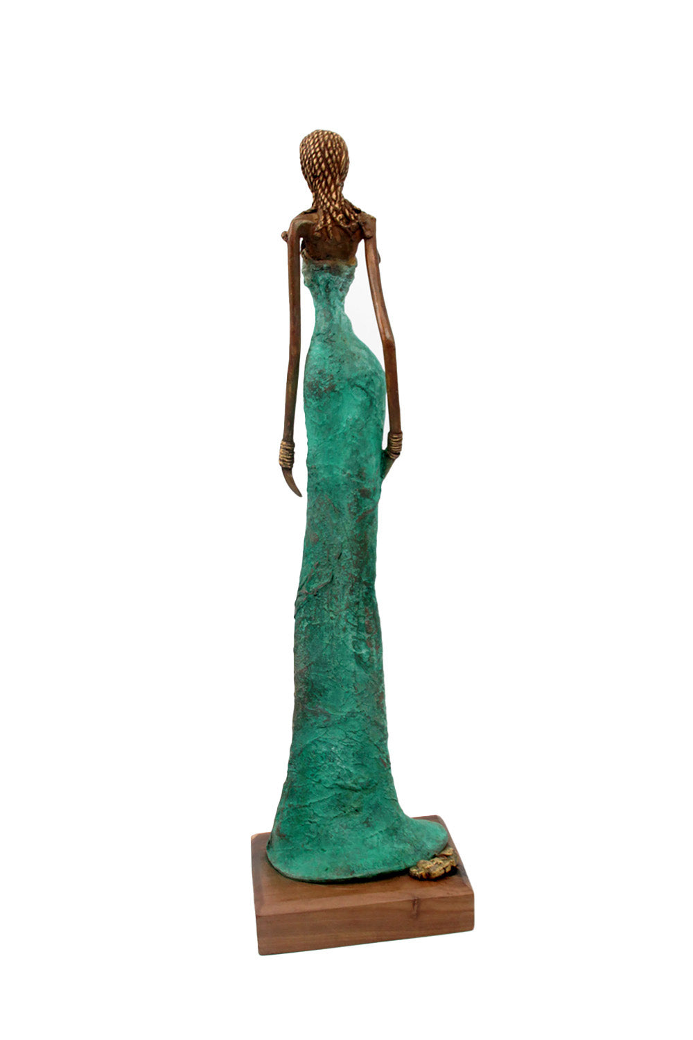 Bronze Issouf 55 cm vert n°3 Bronzes d'Afrique