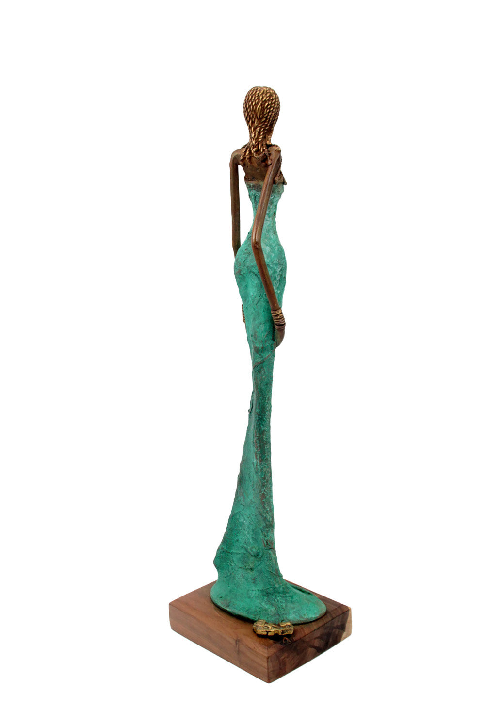 Bronze Issouf 55 cm vert n°3 Bronzes d'Afrique