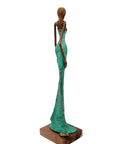 Bronze Issouf 55 cm vert n°3 Bronzes d'Afrique