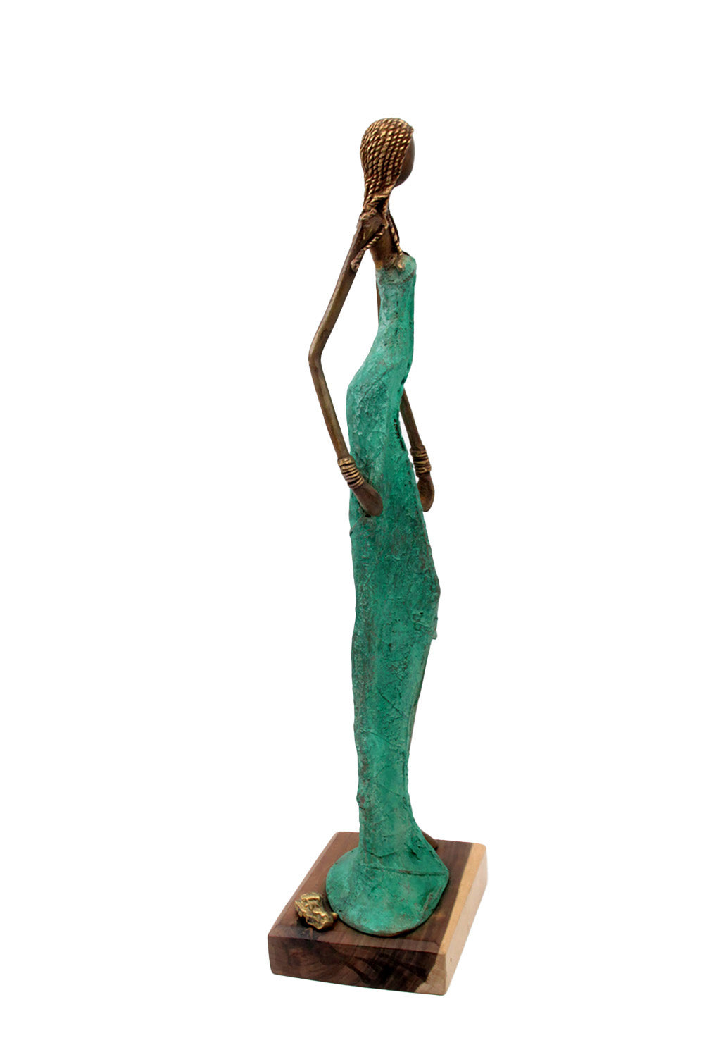 Bronze Issouf 55 cm vert n°3 Bronzes d'Afrique