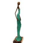 Bronze Issouf 55 cm vert n°3 Bronzes d'Afrique