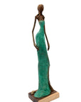 Bronze Issouf 55 cm vert n°3 Bronzes d'Afrique
