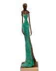 Bronze Issouf 55 cm vert n°3 Bronzes d'Afrique