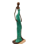 Bronze Issouf 55 cm vert n°3 Bronzes d'Afrique