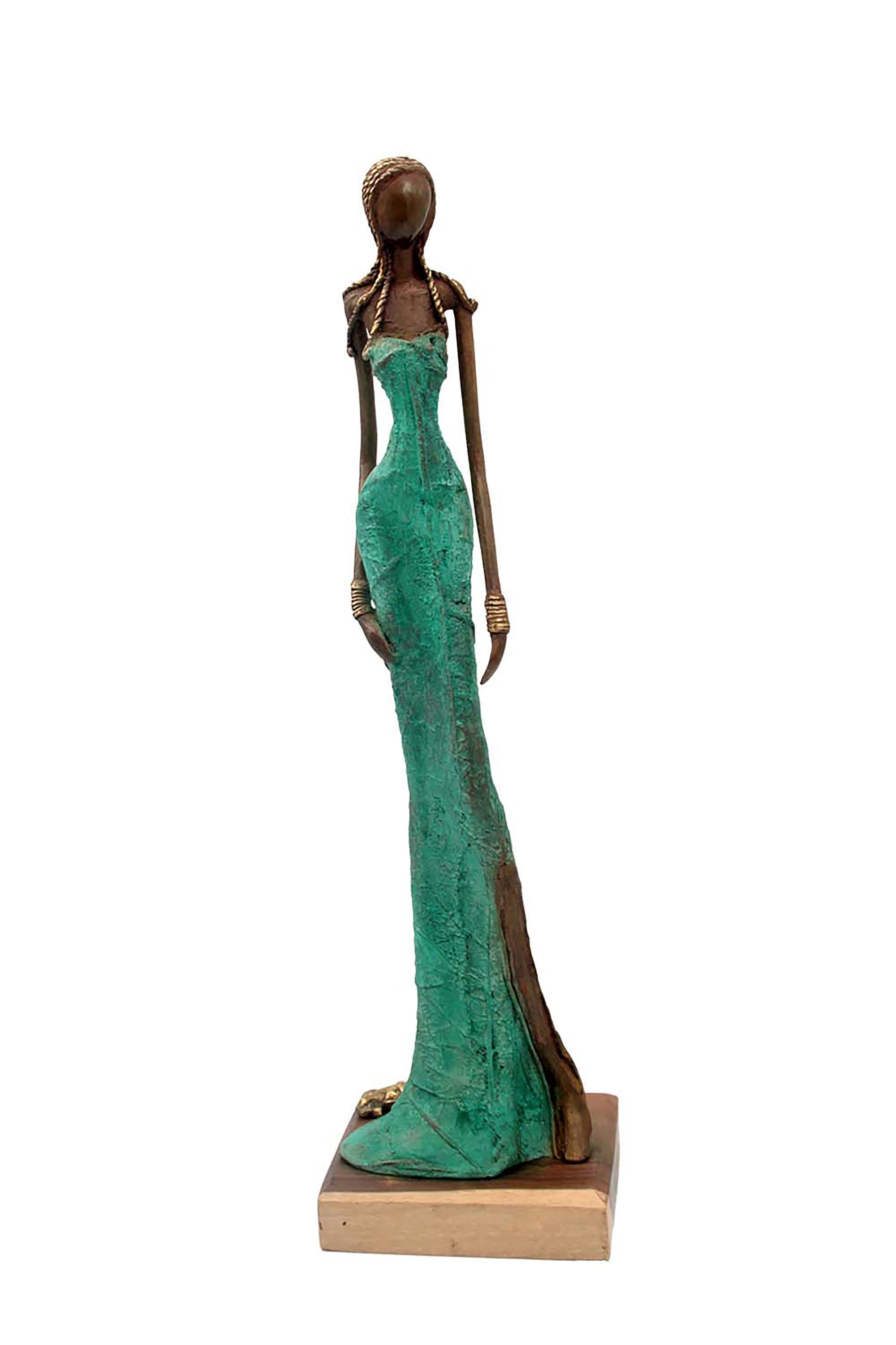 Bronze Issouf 55 cm vert n°3 Bronzes d'Afrique
