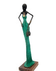 Bronze Issouf 55 cm vert n°5 Bronzes d'Afrique