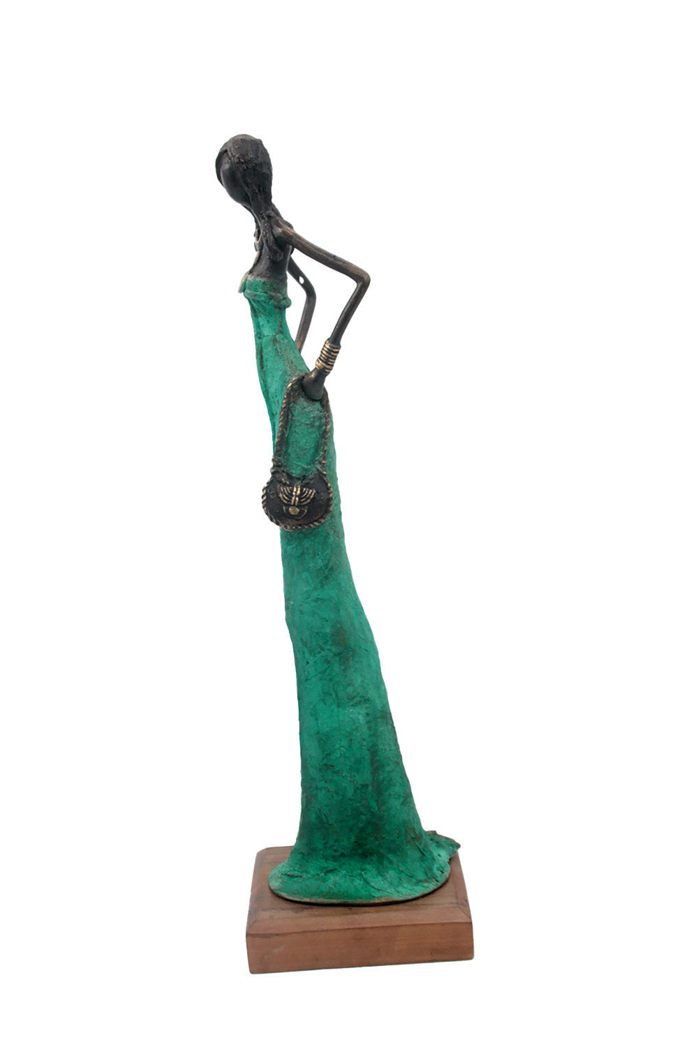 Bronze Issouf 55 cm vert n°5 Bronzes d'Afrique