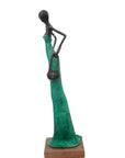 Bronze Issouf 55 cm vert n°5 Bronzes d'Afrique