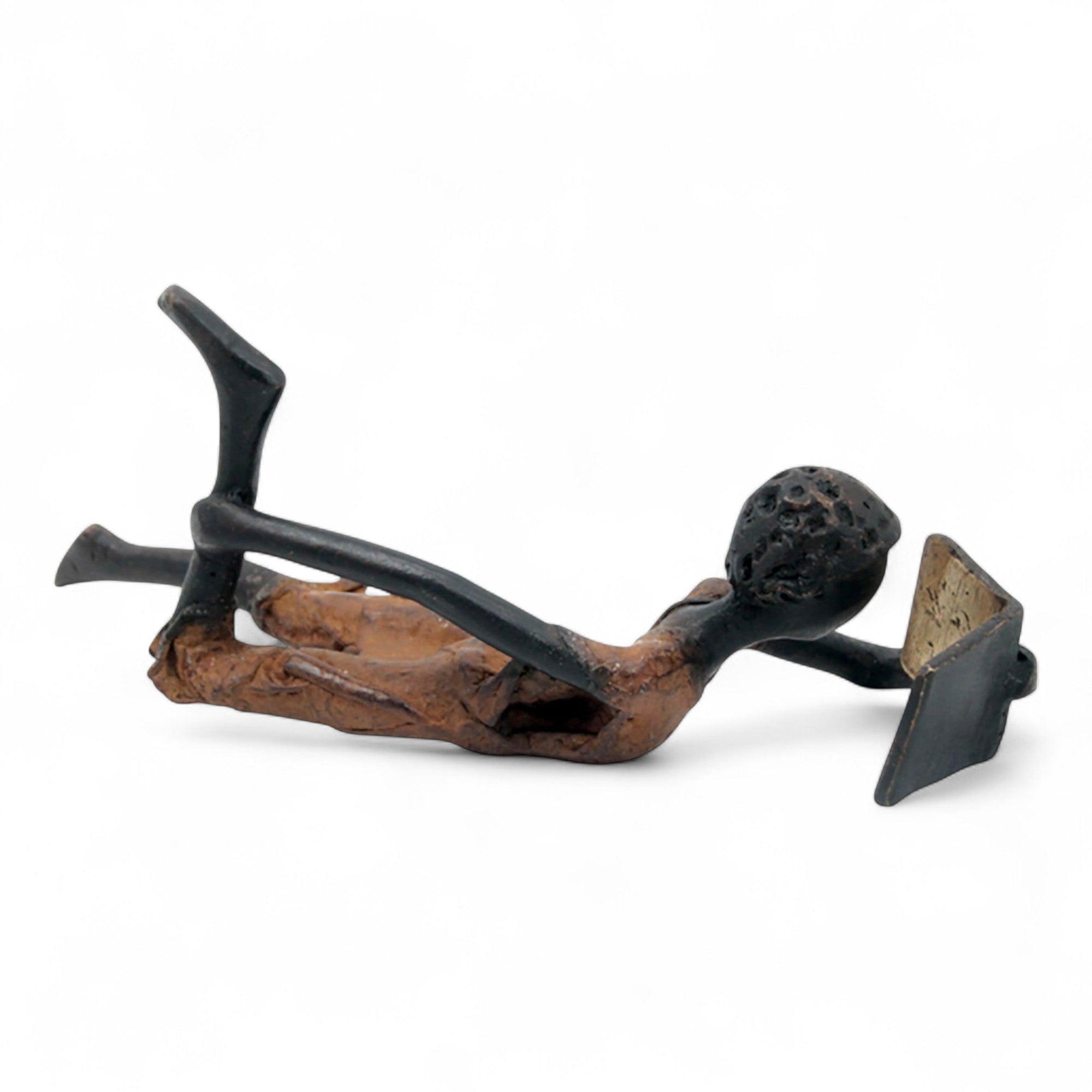 Bronze allongé 20 cm marron n°3