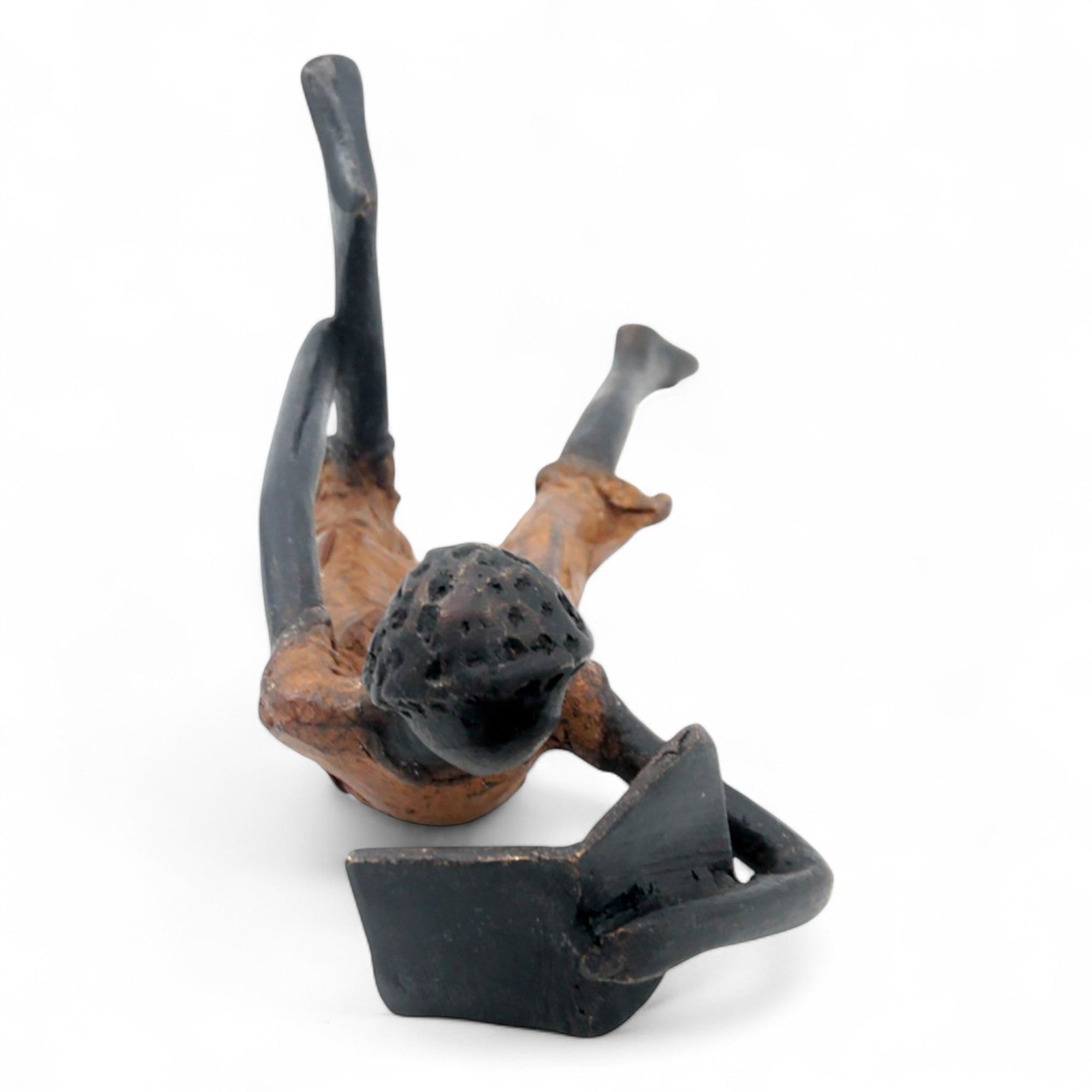 Bronze allongé 20 cm marron n°3