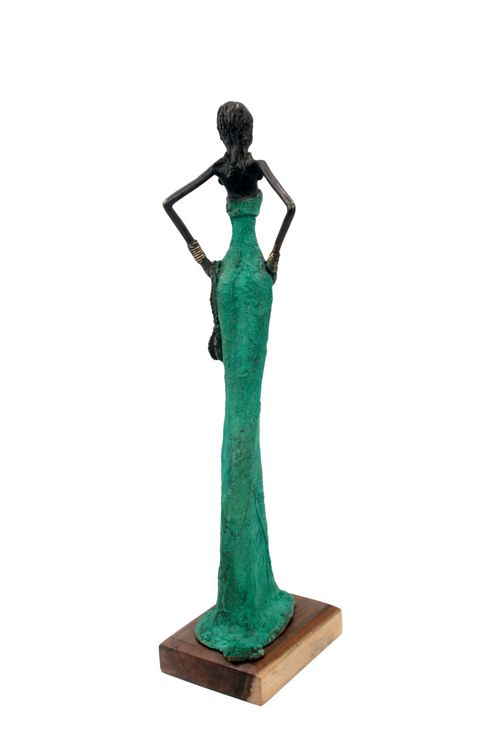 Bronze Issouf 55 cm vert n°5 Bronzes d'Afrique