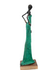 Bronze Issouf 55 cm vert n°5 Bronzes d'Afrique