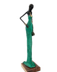 Bronze Issouf 55 cm vert n°5 Bronzes d'Afrique