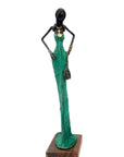 Bronze Issouf 55 cm vert n°5 Bronzes d'Afrique