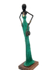 Bronze Issouf 55 cm vert n°5 Bronzes d'Afrique