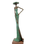 Bronze Issouf 55 cm vert n°6 Bronzes d'Afrique