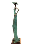 Bronze Issouf 55 cm vert n°6 Bronzes d'Afrique