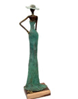Bronze Issouf 55 cm vert n°6 Bronzes d'Afrique