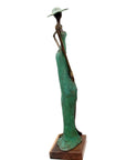 Bronze Issouf 55 cm vert n°6 Bronzes d'Afrique