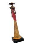 Bronze Issouf 55 cm rouge n°1 Bronzes d'Afrique