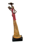 Bronze Issouf 55 cm rouge n°1 Bronzes d'Afrique