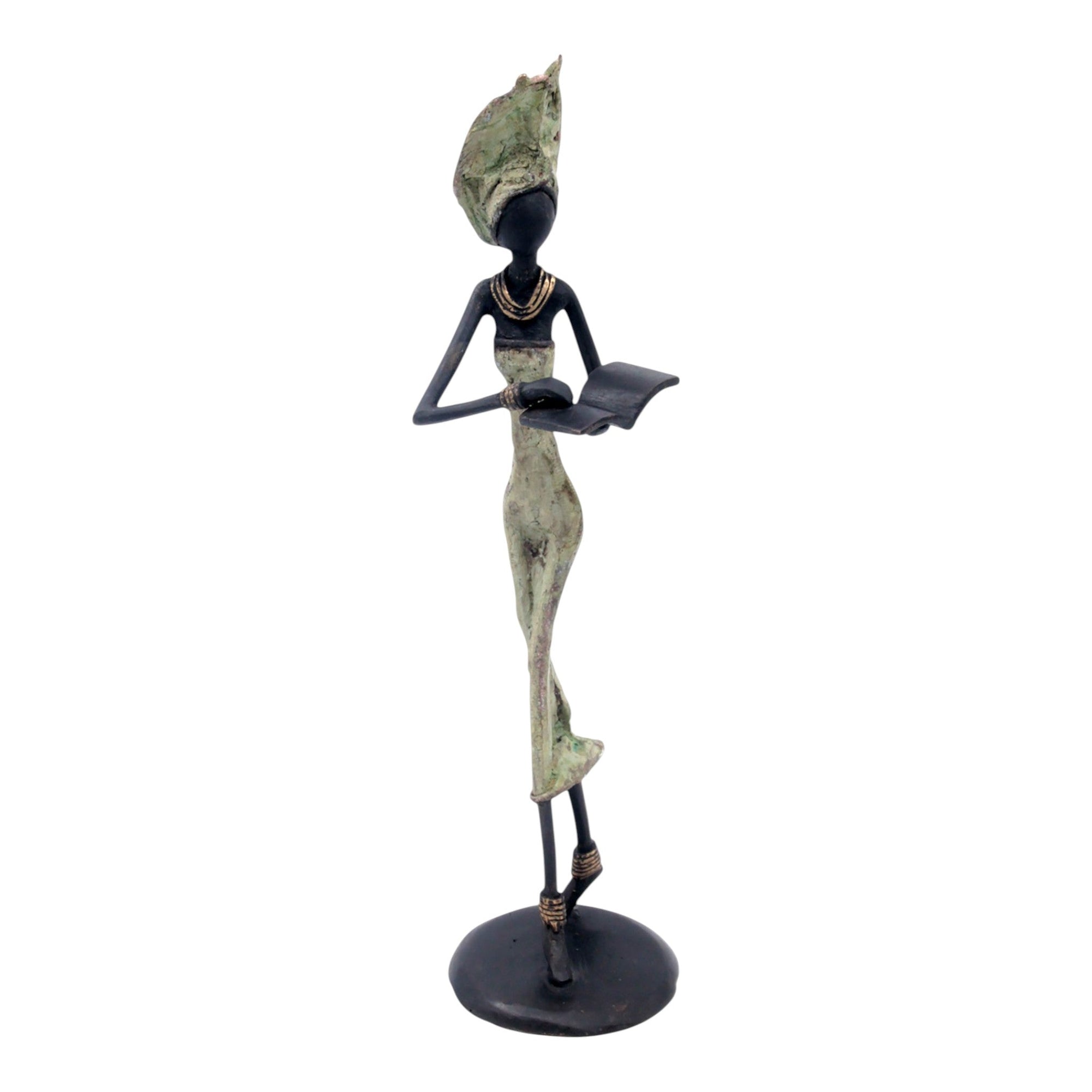 Bronze 35 cm vert n°13