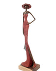 Bronze Issouf 55 cm rouge n°2 Bronzes d'Afrique