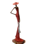 Bronze Issouf 55 cm rouge n°2 Bronzes d'Afrique