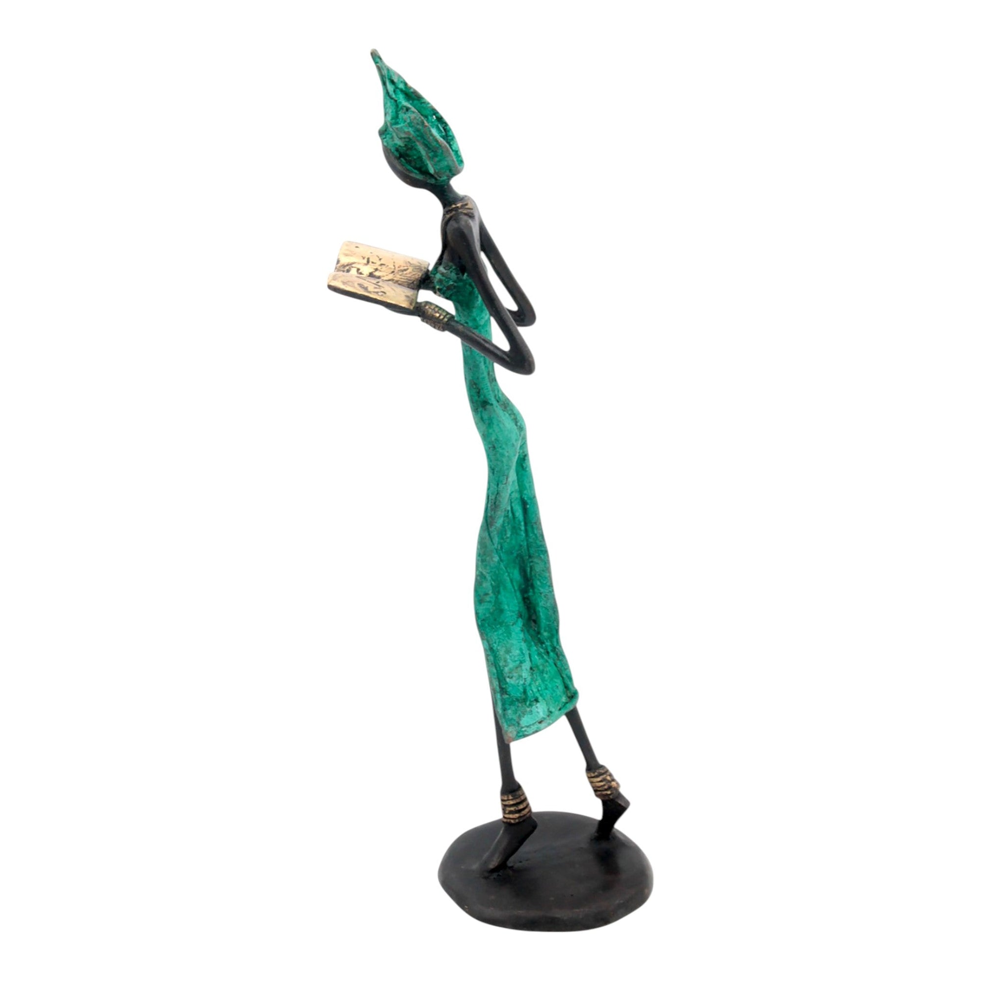 Bronze 35 cm vert n°22